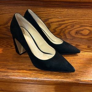 Vince Camuto Black Suede Heels